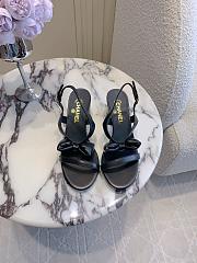 Chanel Sandals Black Lambskin 5.5cm - 4