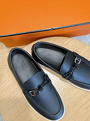 Hermes Ignacio Loafer Black - 4