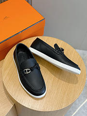 Hermes Ignacio Loafer Black - 3