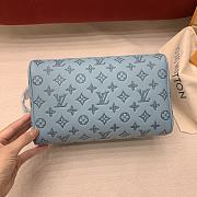 Louis Vuitton LV Dopp Kit Blue 28x15x16.5cm - 3