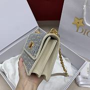 Dior Miss Caro Mini Bag Oblique Chambray 18x12x5.5cm - 5