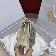 Dior Miss Caro Mini Bag Oblique Chambray 18x12x5.5cm - 3