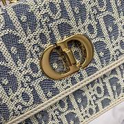 Dior Miss Caro Mini Bag Oblique Chambray 18x12x5.5cm - 2
