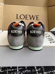 Loewe Ballet Runner 2.0 Nylon Sneaker Navy Orange - 4