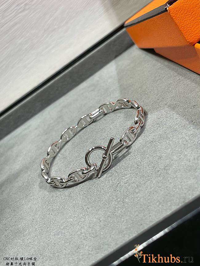 Hermes Silver/Gold Bracelet  - 1