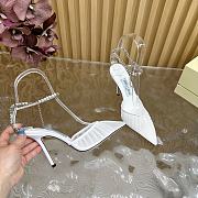 Jimmy Choo Saeda Ivory Tulle Crystal Pumps 10cm - 2