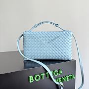 Bottega Veneta Knot Lock Blue Bag 25x16x5.5cm - 5