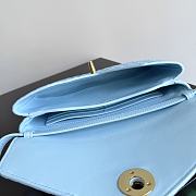 Bottega Veneta Knot Lock Blue Bag 25x16x5.5cm - 6