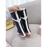 Miu Miu Gymnasium Tech Fabric And Suede Boxing Boots - 5