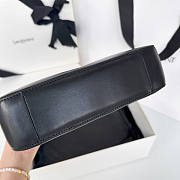 YSL Calypso Mini Hobo Plunged Lambskin 20x12x5cm - 5