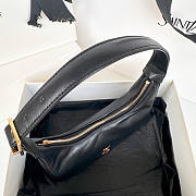 YSL Calypso Mini Hobo Plunged Lambskin 20x12x5cm - 4