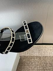 Dior Diorissime Heeled Sandal Black Suede 8cm - 2