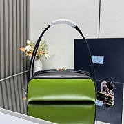 Prada Swing Smooth Leather Shoulder Bag Green 28x11.5x10cm - 3