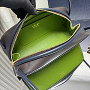 Prada Swing Smooth Leather Shoulder Bag Green 28x11.5x10cm - 2