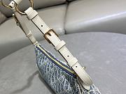 Dior 30 Montaigne Wanderlust Mini Bag Blue 26x12x7cm - 6