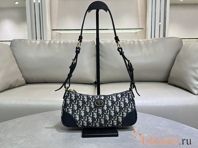 Dior 30 Montaigne Wanderlust Mini Blue Bag 26x12x7cm - 1