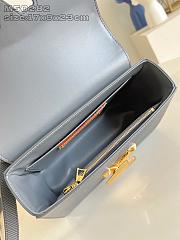 Louis Vuitton LV Twist MM Bag Grey 23x16x8cm - 6