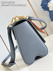 Louis Vuitton LV Twist MM Bag Grey 23x16x8cm - 4
