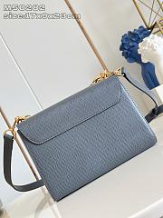 Louis Vuitton LV Twist MM Bag Grey 23x16x8cm - 2