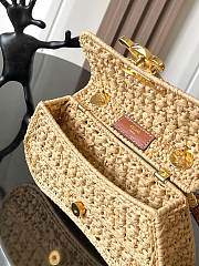 Celine Teen Lola Raffia Effect Bag 20x11.5x5cm - 3