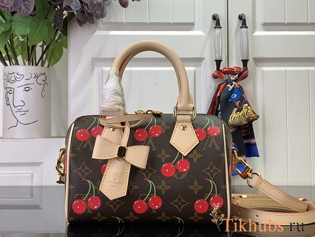 Louis Vuitton LV x TM Speedy Bandoulière 20 Cherry 20.5x13.5x12cm - 1