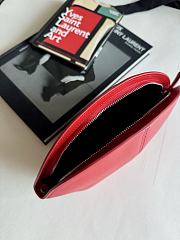 The Row Mel Clutch Ruby 26cm - 3