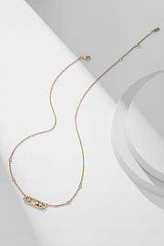 Messika Move Yellow Gold Diamond Necklace - 3