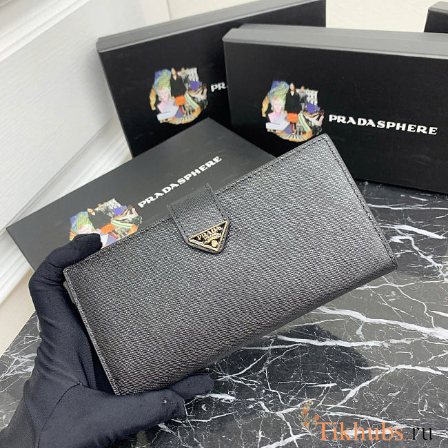 Prada Wallet Black 19x10x1cm - 1