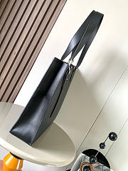 Loewe Buckle Horizontal Tote Calfskin Black 38.7x9.2x32.9cm - 3