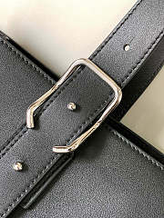 Loewe Buckle Horizontal Tote Calfskin Black 38.7x9.2x32.9cm - 4