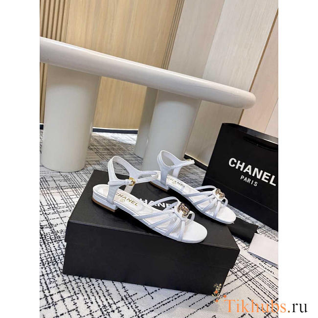 Chanel White Sandal 08 - 1