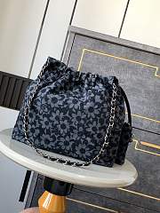 Chanel Medium 22 Handbag Denim 35x37x7cm - 4