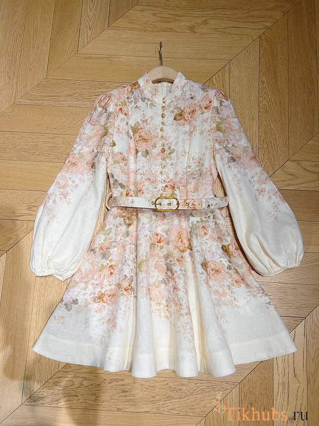 Zimmermann Floral a-line Mini Dress - 1