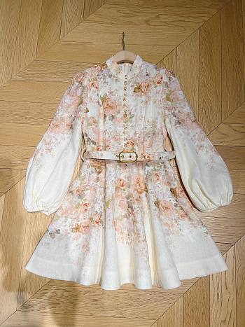 Zimmermann Floral a-line Mini Dress
