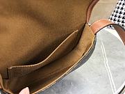 Celine Mini Besace Triomphe Canvas Calfskin 15x11x4cm - 2