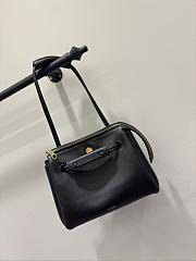 Loewe Medium Madrid Bag Supple Calfskin Black 29x11x23cm - 3