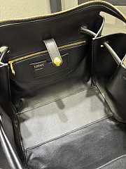 Loewe Medium Madrid Bag Supple Calfskin Black 29x11x23cm - 2