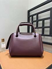Loewe Medium Madrid Bag Supple Calfskin Wine 29x11x23cm - 5