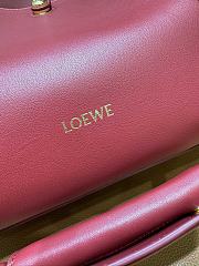 Loewe Medium Madrid Bag Supple Calfskin Red 29x11x23cm - 3