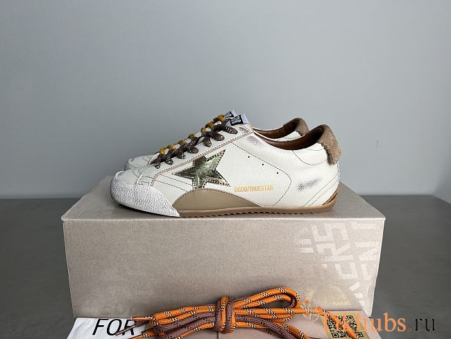 Golden Goose True-Star White Suede Sneaker - 1