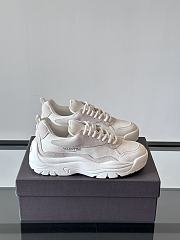 Valentino Gumboy Calfskin Sneaker White  - 1