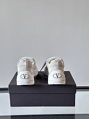 Valentino Gumboy Calfskin Sneaker White  - 3