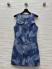 Fendi Dress Blue Denim - 1