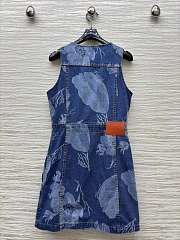 Fendi Dress Blue Denim - 3
