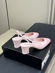 Chanel Slingback Pink Pump Heel 6cm - 3