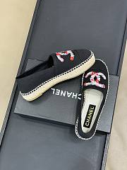 Chanel Espadrille Flat Black - 2