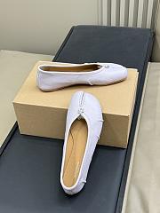 Maison Margiela Lilac Leather Tabi Ballerinas - 5