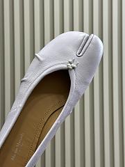 Maison Margiela Lilac Leather Tabi Ballerinas - 4