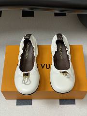 Louis Vuitton LV Nolita Flat Ballerina White  - 4