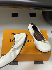Louis Vuitton LV Nolita Flat Ballerina White  - 3
